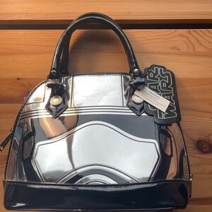 Star Wars Phasma Silver and Black Handbag